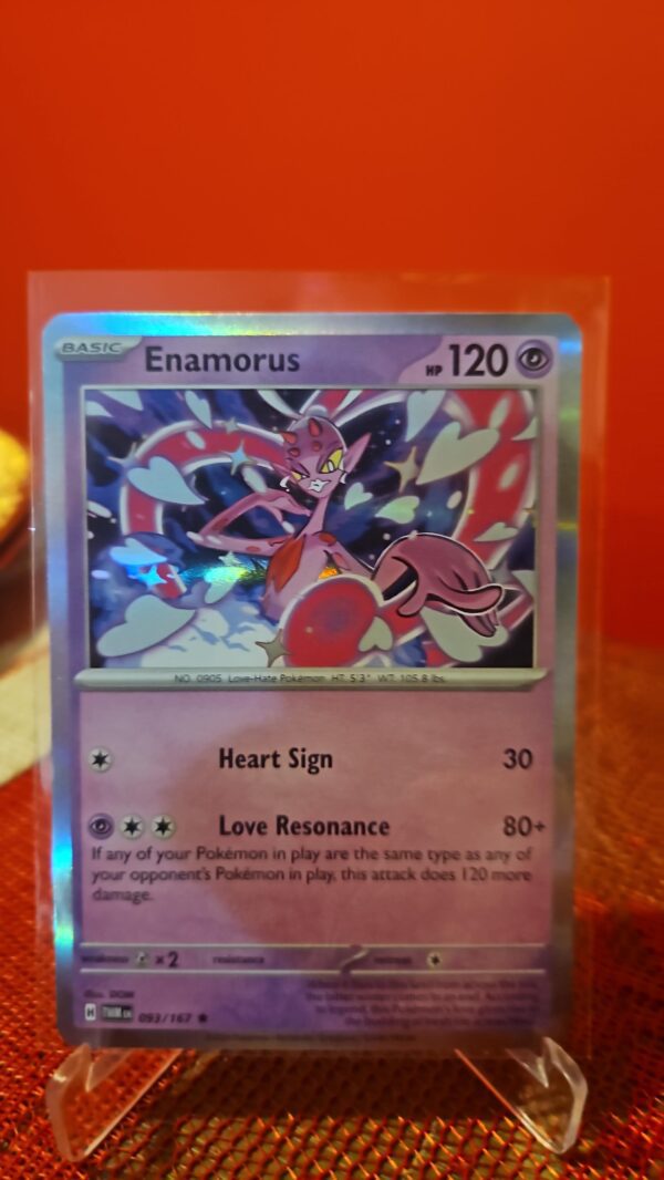 Enamorus #93/167 SV Twilight Masquerade 2024 Pokemon Rare Holo