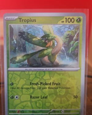 Tropius 7/198 Reverse Holo Pokémon Scarlet & Violet card