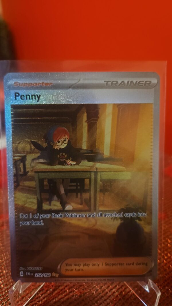Pokemon TCG - Penny 252/198 Scarlet & Violet Special Illustration Rare