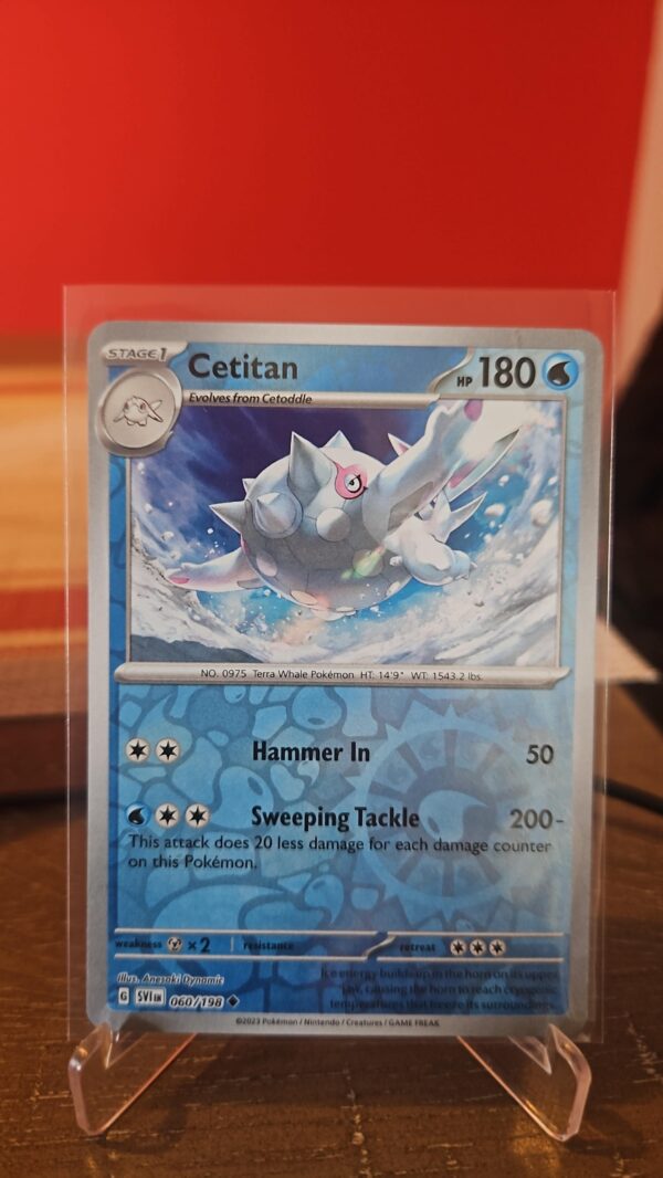 Cetitan 60/198 Scarlet & Violet Reverse Holo Uncommon Pokémon TCG