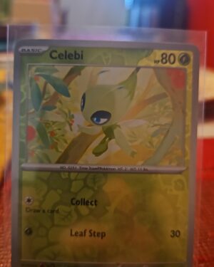 2024 Pokemon S&V Stellar Crown Celebi 4 /142 Reverse Holographic