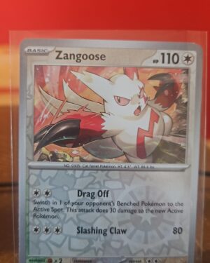Zangoose 147/198 Reverse Holo Pokémon Scarlet & Violet card