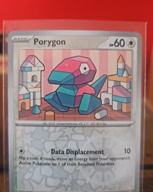 Porygon 142/182 Reverse Holo Pokémon SV04 Paradox Rift card