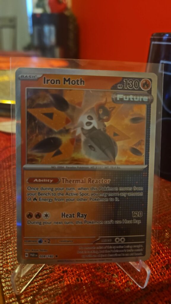 Iron Moth 28/182 Paradox Rift Holo Rare Pokemon Card TCG