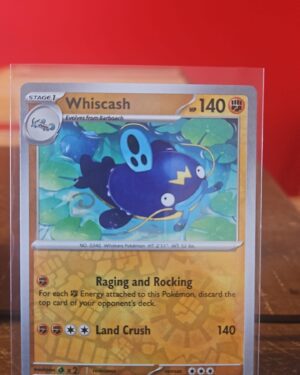 Whiscash 109/197 Reverse Holo Pokémon SV Obsidian Flames card