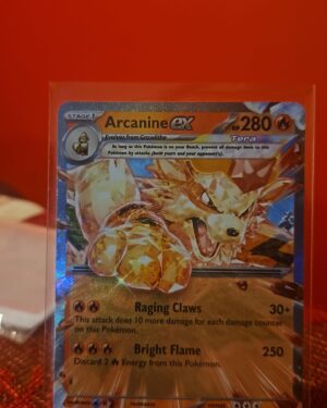 Arcanine ex 32/198 Double Rare Scarlet & Violet Pokémon Card Front