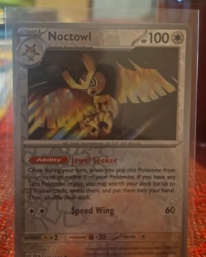 Noctowl - 115/142 - Pokemon Stellar Crown Reverse Holo Rare NM