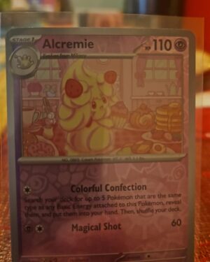 Alcremie #65/142 SV Stellar Crown 2024 Reverse Holo Rare Pokemon