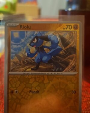 Riolu #81/142 SV Stellar Crown 2024 Reverse Holo Common Pokemon TCG