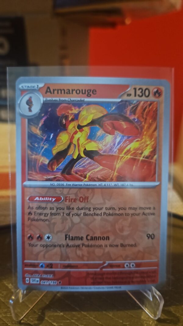 Armarouge [Reverse Holo] 41/198 Pokémon TGC Scarlet & Violet