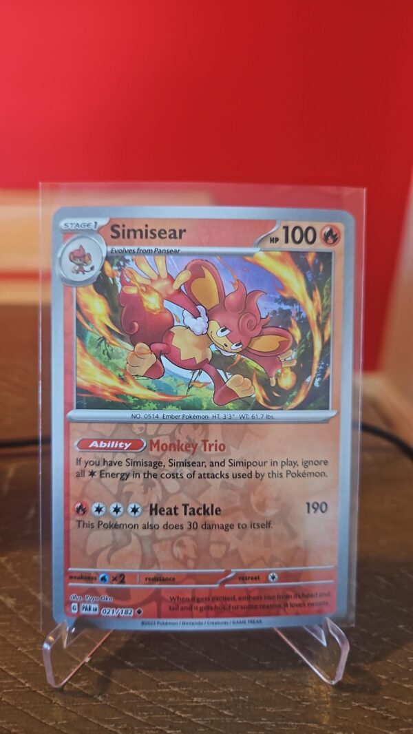 Simisear - 021 /182 - Paradox Rift -Reverse Holo- Pokemon TCG
