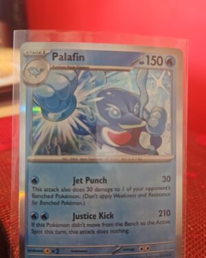 Palafin #62/197 SV Obsidian Flames Rare Holo Pokemon 2023 TCG Card