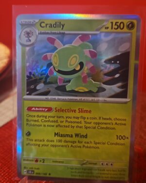 2024 Pokemon Scarlet Violet Stellar Crown Cradily 6 /142 Holographic Holo