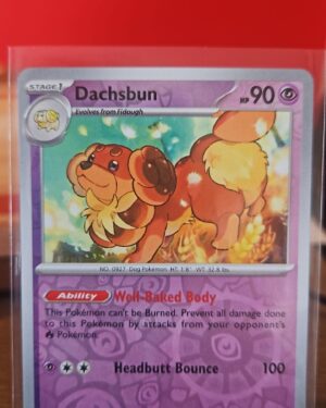 Dachsbun 99/198 Reverse Holo Scarlet & Violet Pokemon TCG Card