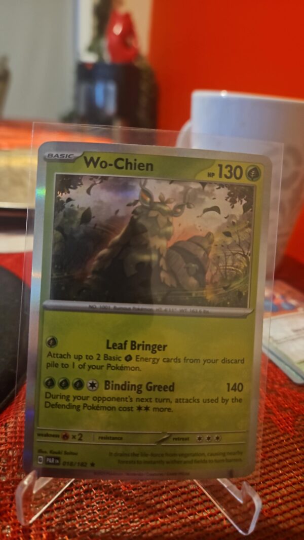 Pokemon TCG Paradox Rift Wo-Chien 18/182 Holo Rare
