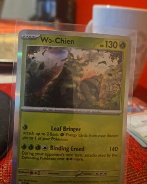 Pokemon TCG Paradox Rift Wo-Chien 18/182 Holo Rare