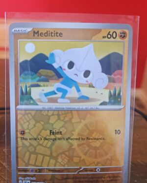 Meditite 110/198 Reverse Holo Pokémon Scarlet & Violet Base Set (SV01)