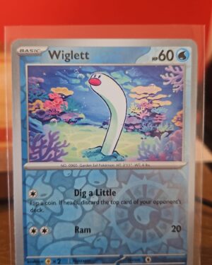 Wiglett 056/198 - Scarlet & Violet - Common - Reverse Holo - Pokemon Card