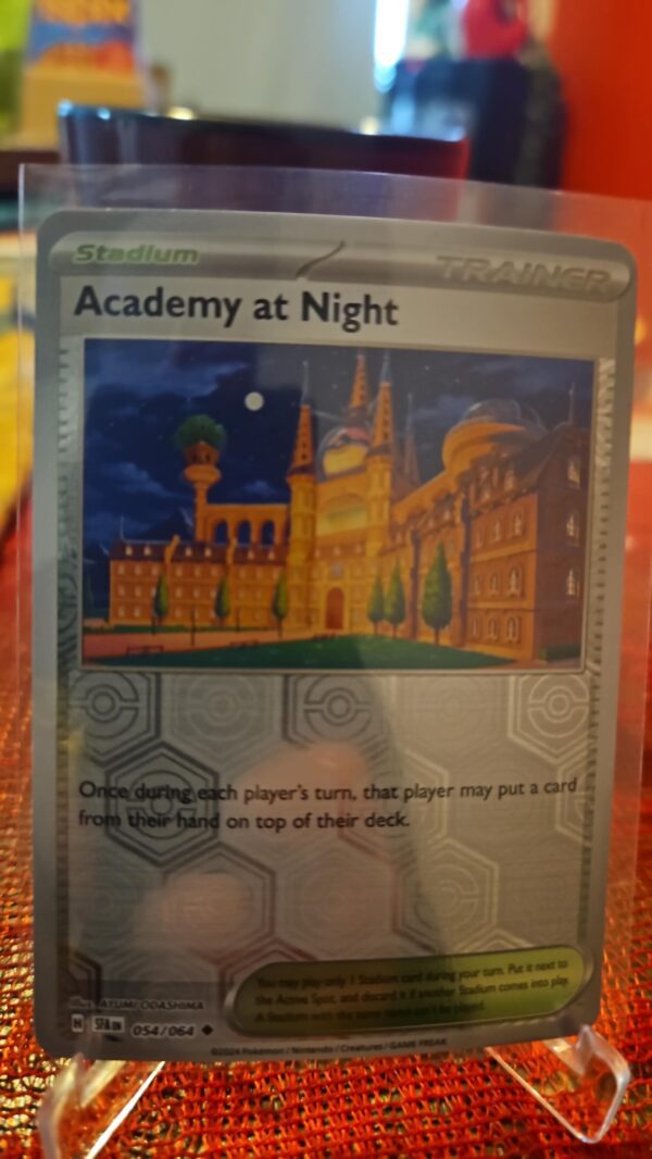 Academy at Night 54/64 Reverse Holo Shrouded Fable - Pokemon TCG