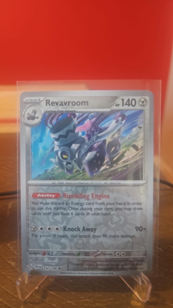 Revavroom 142/198 - Scarlet & Violet - Rare - Reverse Holo - Pokemon