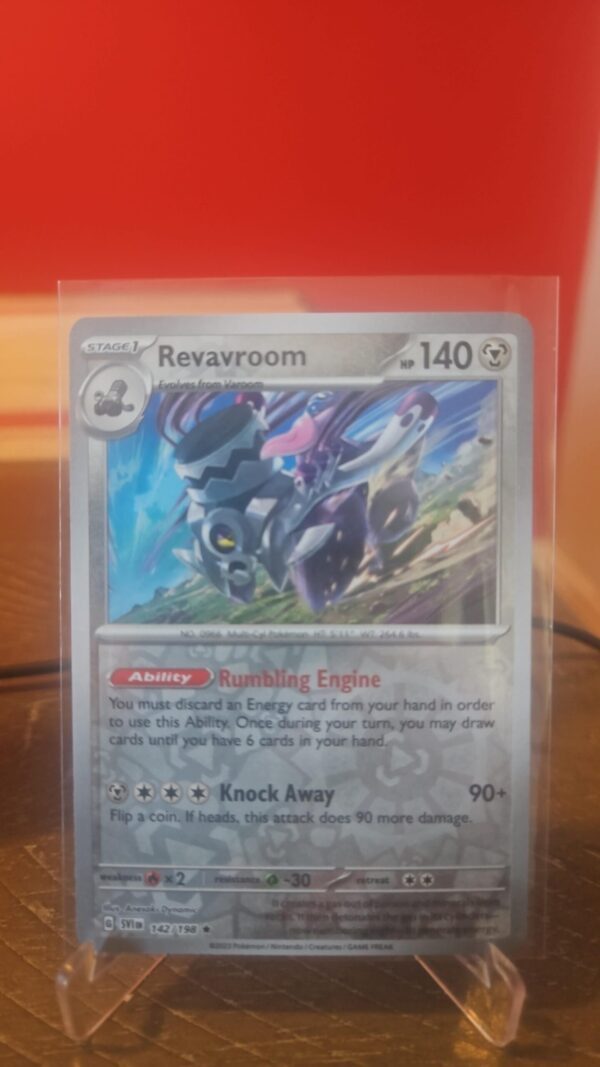 Revavroom 142/198 - Scarlet & Violet - Rare - Reverse Holo - Pokemon
