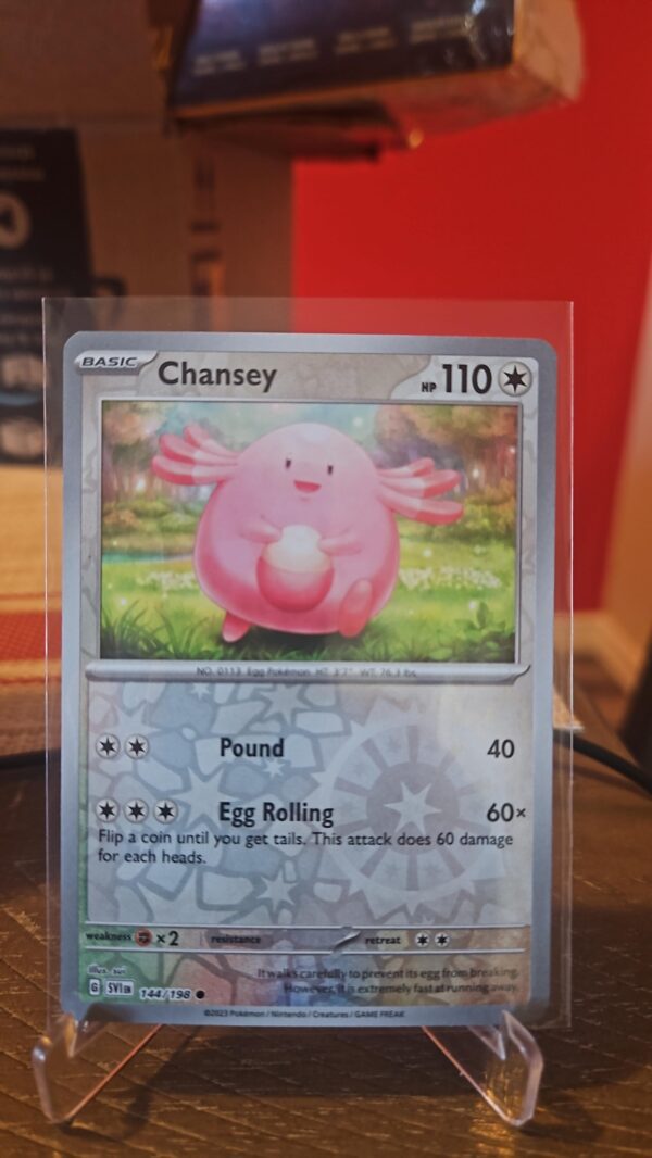 CHANSEY 144/198 - REVERSE HOLO POKEMON - SCARLET & VIOLET