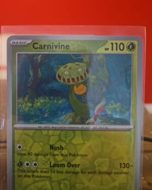 Carnivine 7/142 Reverse Holo Pokémon Scarlet & Violet Stellar Crown card