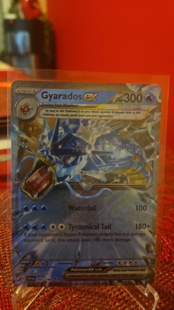 Gyarados ex Pokemon TCG Scarlet and Violet 45/198 Double Rare NM/M