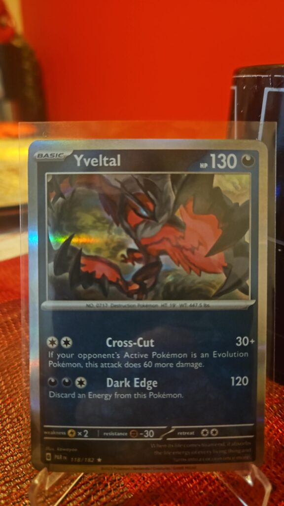Yveltal 118/182 Paradox Rift Holo Rare Pokemon Card TCG