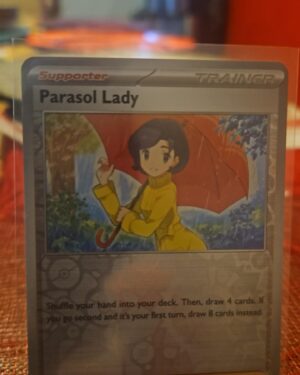 Parasol Lady 169/182 Reverse Holo Paradox Rift Pokemon tcg Card