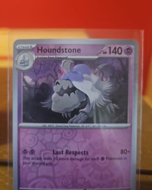 Houndstone 106/198 Reverse Holo Pokémon Scarlet & Violet card