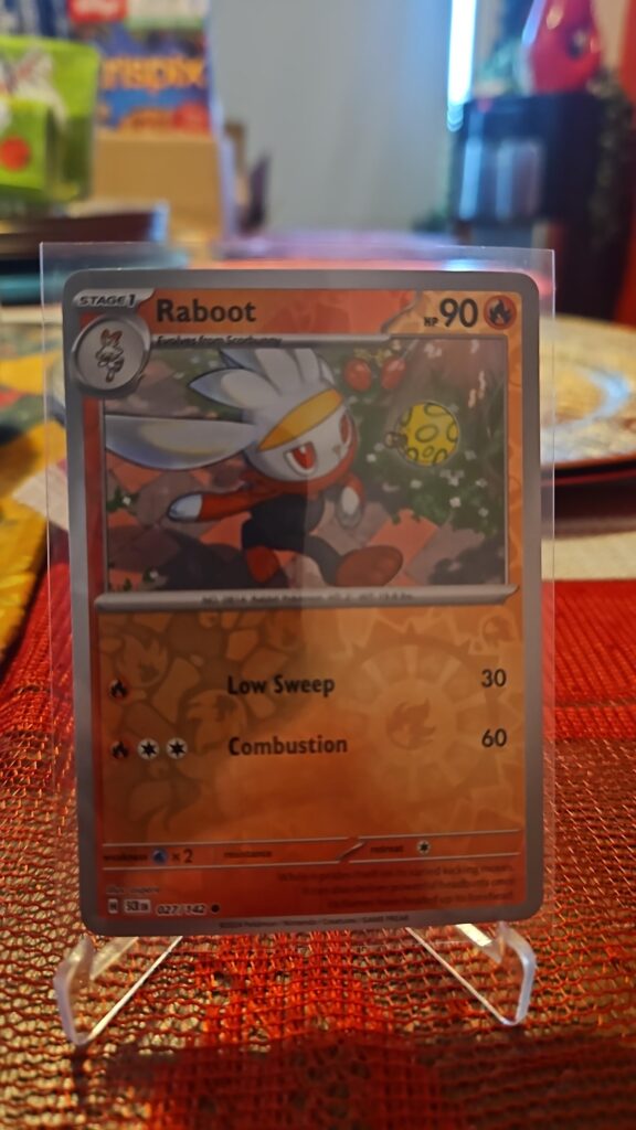 Raboot, Reverse Holo, Stellar Crown, Pokémon TCG, 2024, Common, SV