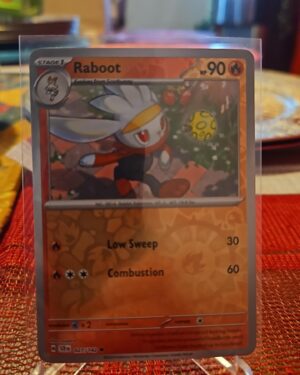 Raboot, Reverse Holo, Stellar Crown, Pokémon TCG, 2024, Common, SV
