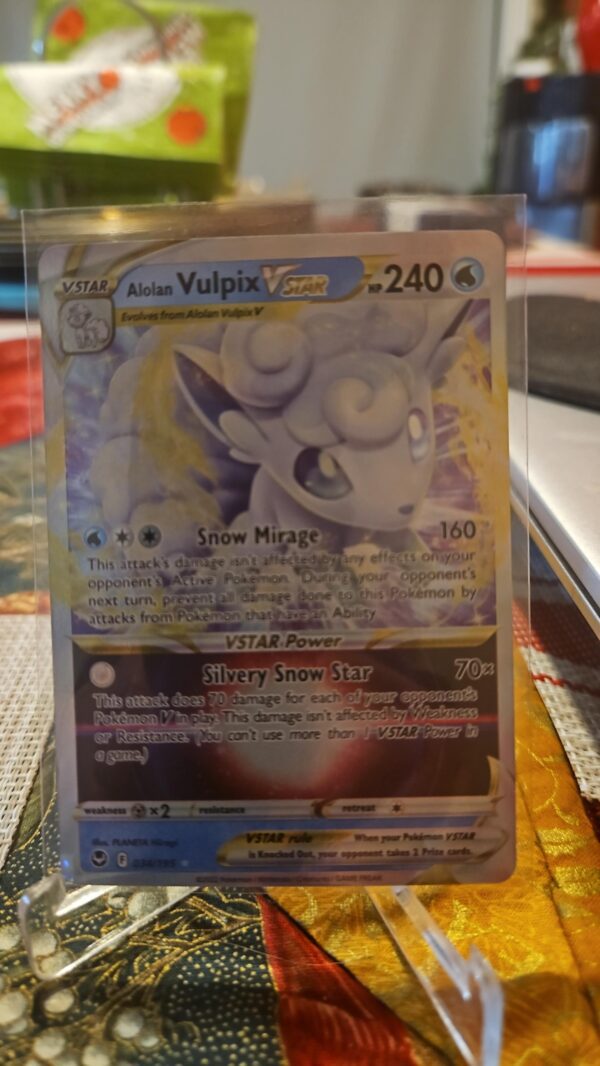 Alolan Vulpix VSTAR 34/195 - Silver Tempest - Ultra Rare - Pokémon Card TCG - NM