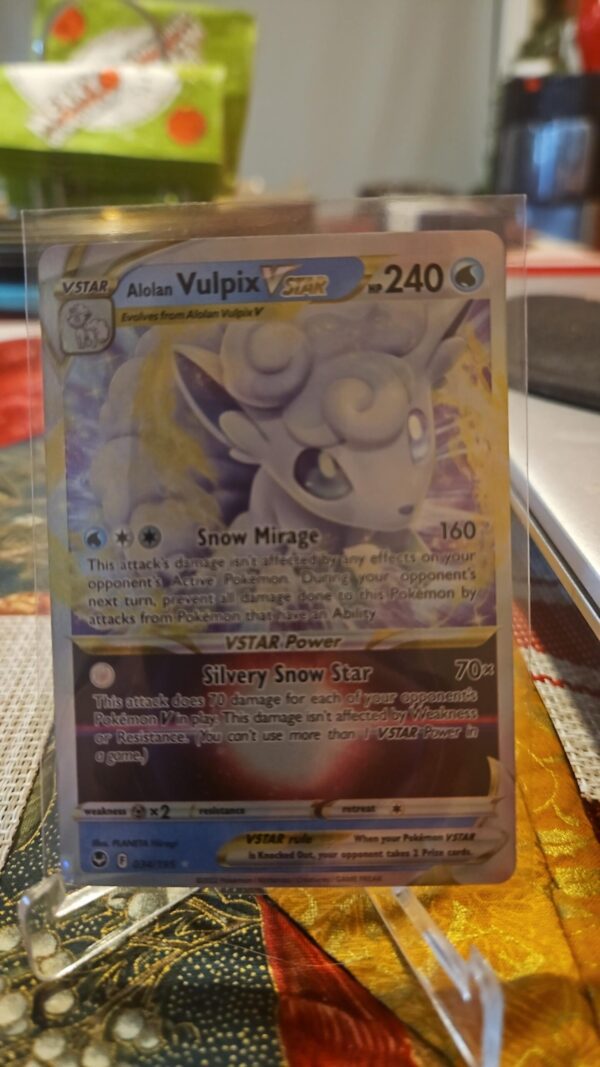 Alolan Vulpix VSTAR 34/195 - Silver Tempest - Ultra Rare - Pokémon Card TCG - NM