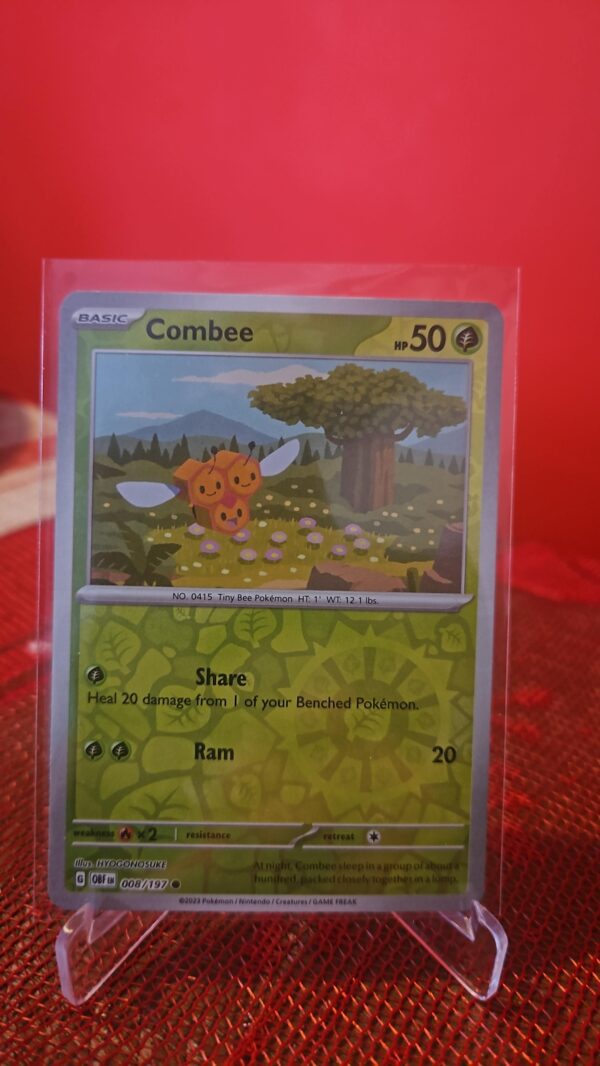 Combee #8/197 SV Obsidian Flames Reverse Holo Common Pokemon