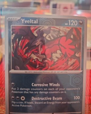 Yveltal #35/64 SV Shrouded Fable 2024 Reverse Holo Uncommon Pokemon