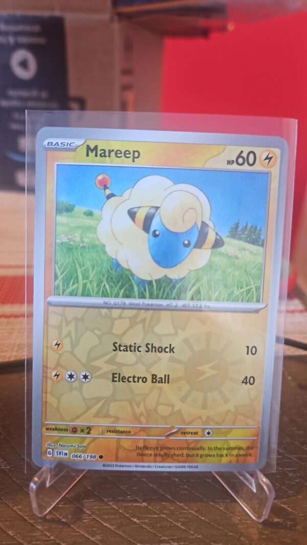 Mareep 66/198 Scarlet & Violet Reverse Holo Common Pokémon TCG