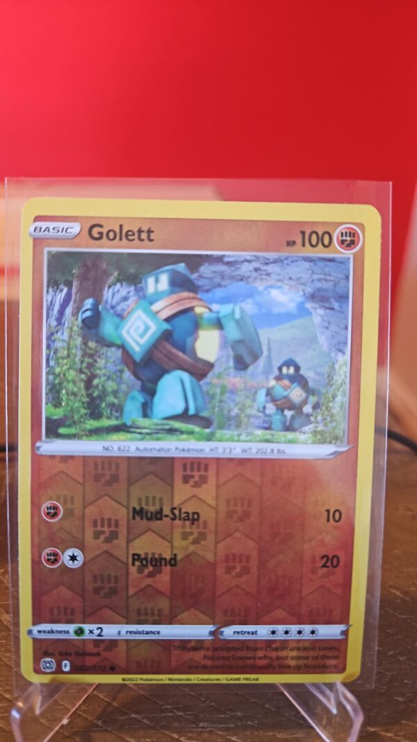 Golett 82/172 Pokemon Brilliant Stars Reverse Holo