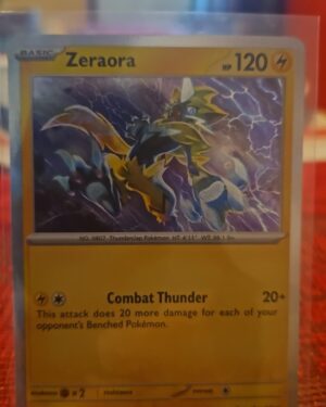 Zeraora 55/142 - Pokemon TCG - Stellar Crown - Holo Rare NM