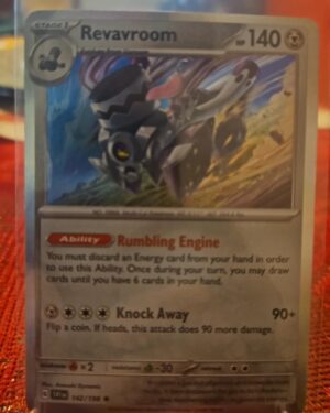 Revavroom 142/198 Holo Rare Scarlet And Violet Pokemon Trading Card TCG