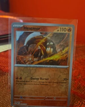 Heatmor #39/197 SV Obsidian Flames Reverse Holo Common Pokemon