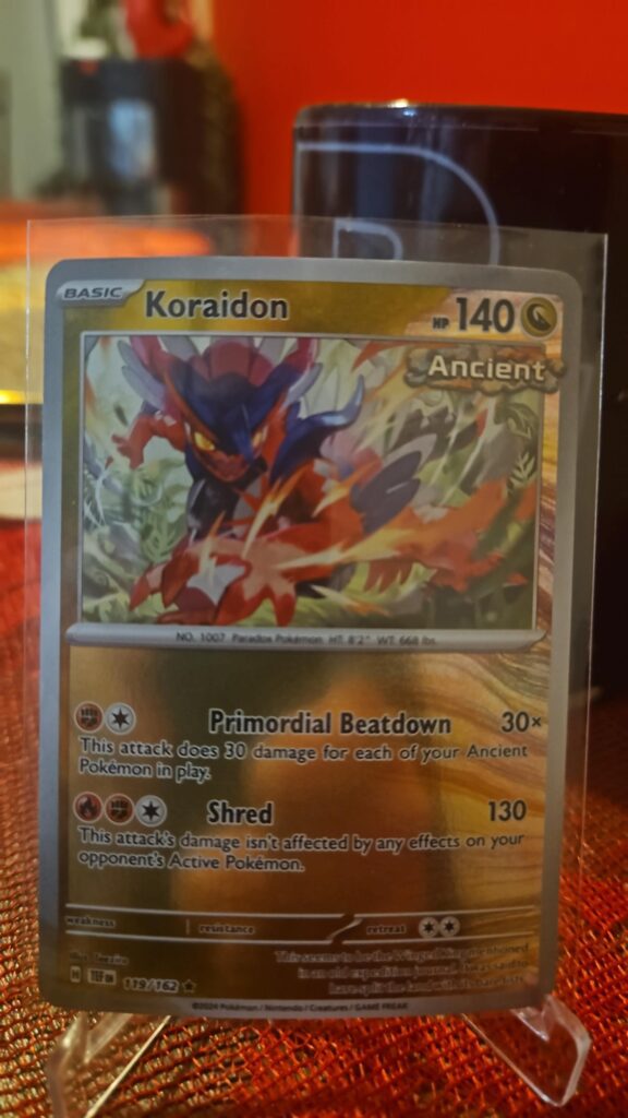 Koraidon 119/162 Temporal Forces Holo Rare Pokemon Card TCG