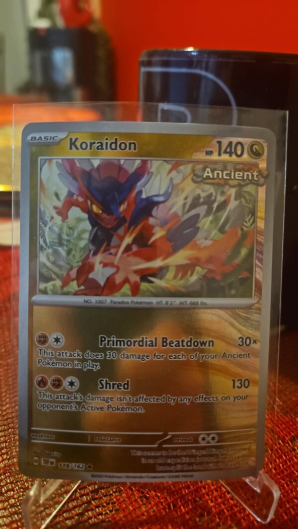 Koraidon 119/162 Holo Rare Pokémon Temporal Forces