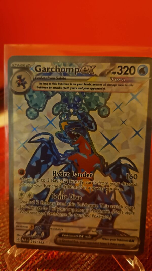 Pokemon Card Garchomp ex 219/182 Ultra Rare Paradox Rift Near Mint