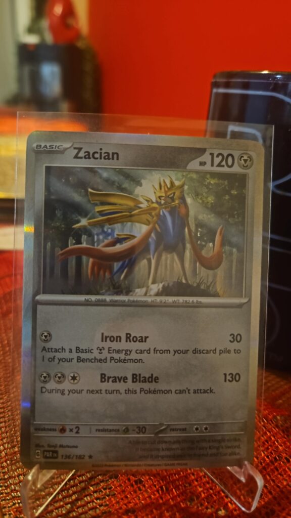Zacian 136/182 Paradox Rift Holo Rare Pokemon Card TCG