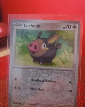Lechonk 182/197 Reverse Holo Scarlet Violet Obsidian Flames Pokemon TCG