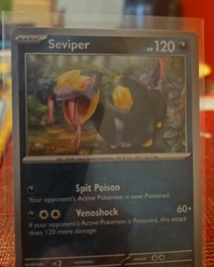 Seviper - 128/198 Scarlet & Violet Reverse Holo Common Pokemon