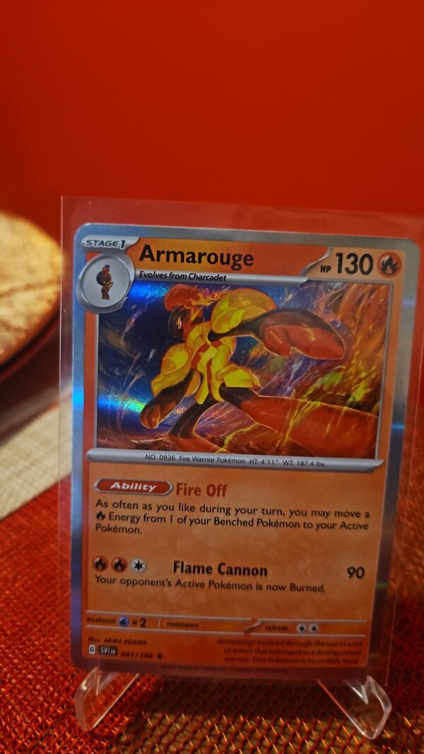 Armarouge 41/198 Holo NM Scarlet & Violet Pokemon Card