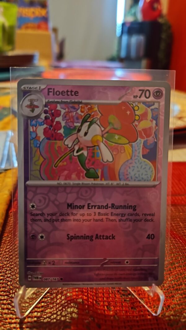 Pokemon Twilight Masquerade FLOETTE Reverse Holo 87/167 Common